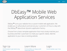 Tablet Screenshot of dbeasy.com